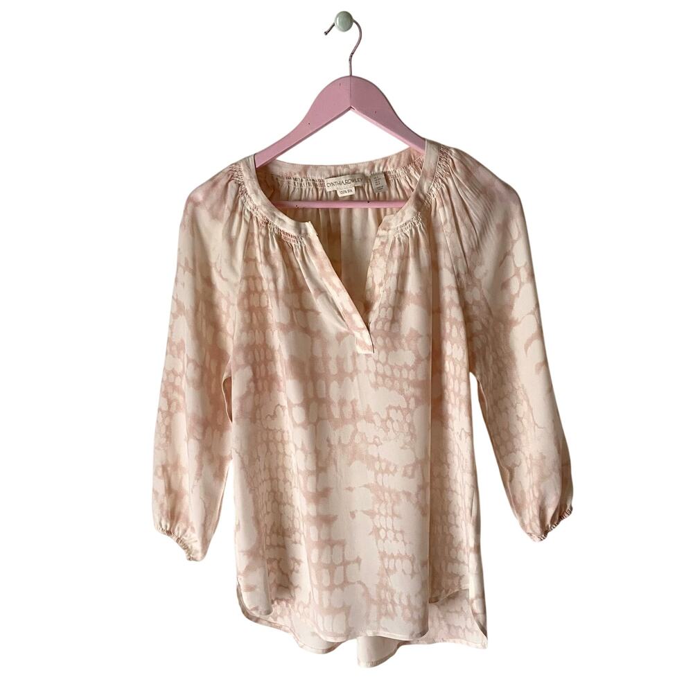 Cynthia Rowley Silk Blouse Size Small